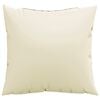 vidaXL Sofakissen 4 Stk. Creme 60x60 cm Stoff
