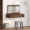 vidaXL Schminktisch mit Speicher Braun 100 x 40 x 70 cm Holzwerkstoff