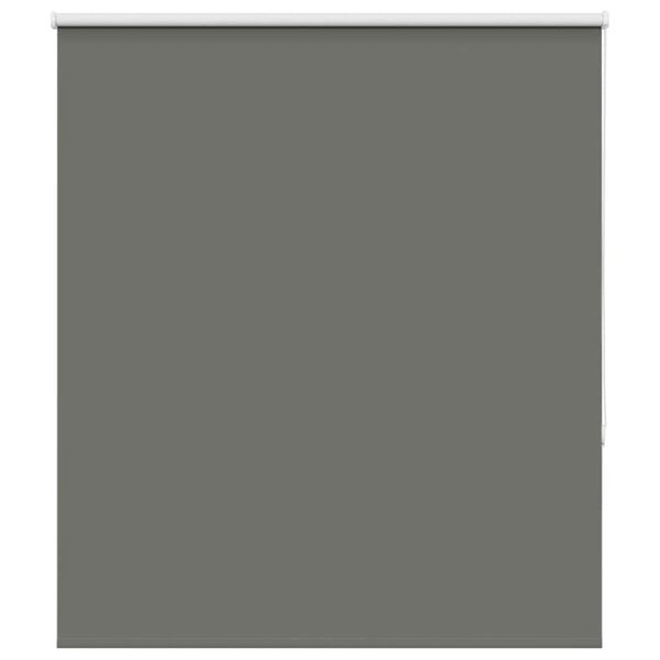 vidaXL Verdunkelungsrollo Grau 125x150cm Stoffbreite 121,6cm Polyester