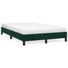 vidaXL Bettgestell ohne Matratze Dunkelgr&uuml;n 120x190 cm Samt