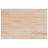 vidaXL Tischplatte 80x50x2,5 cm Rechteckig Massivholz Kiefer