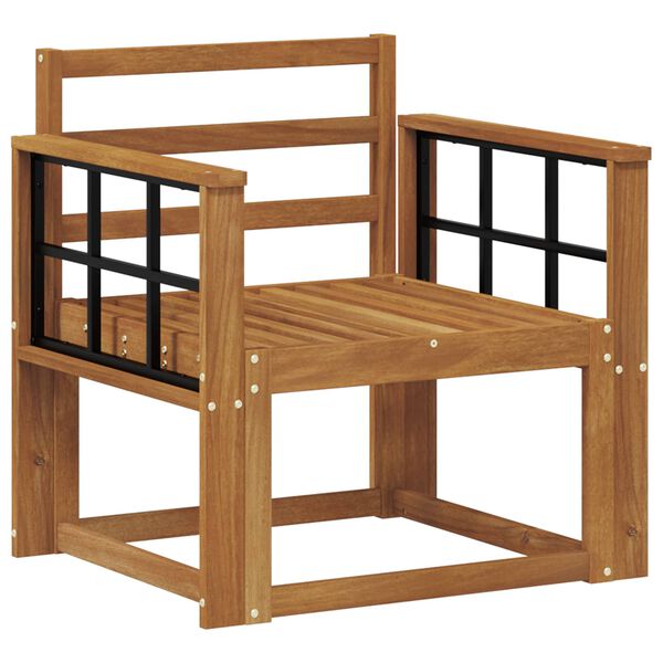 vidaXL Outdoor-Sofa Massivholz Akazie Natur