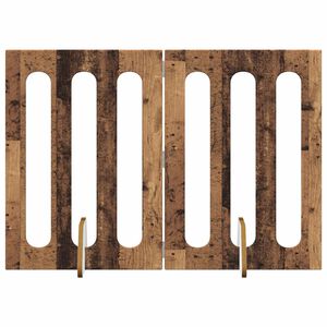 vidaXL Faltbarer Haustierzaun 2 stk. Eichenholz 100,5 x 38 x 70 cm