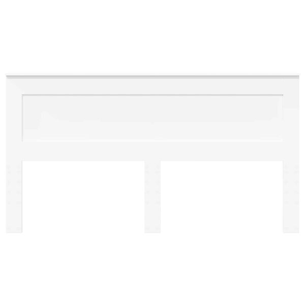 vidaXL Kopfteil mit Kopfteil Wei&szlig; 180 cm Holzwerkstoff