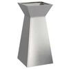 vidaXL S&auml;ulen Pflanzer Silber 35 x 35 x 73 cm Edelstahl