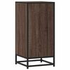 vidaXL Sideboard Braun Eichen-Optik 35,5x35x76 cm Holzwerkstoff Metall