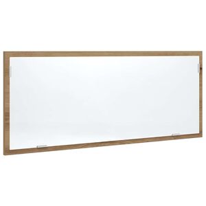 vidaXL LED-Badspiegel Artisan-Eiche 100x8,5x37 cm Holzwerkstoff