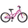 vidaXL Kinderfahrrad 18 Zoll f&uuml;r 5-7 Jahre alt Dunkelrosa