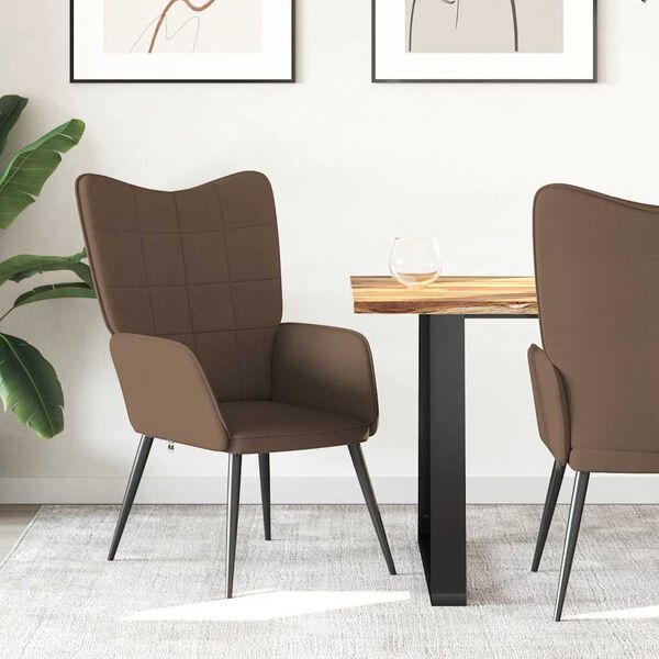 vidaXL Relaxsessel Braun Stoff