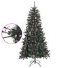 vidaXL Künstlicher Weihnachtsbaum mit Ständer Grün 210 cm PVC