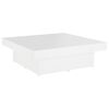 vidaXL Couchtisch Weiß 90x90x28 cm Holzwerkstoff