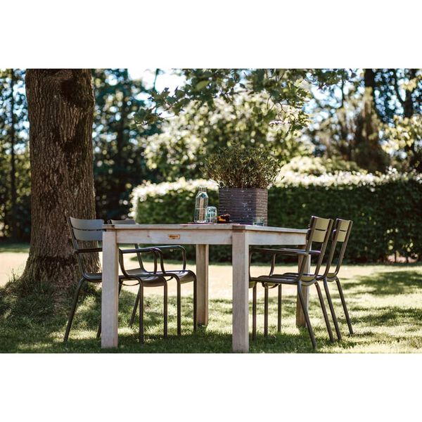 Capi Blumentopf Nature Row Quadratisch 30x30x30 cm Olivgr&uuml;n