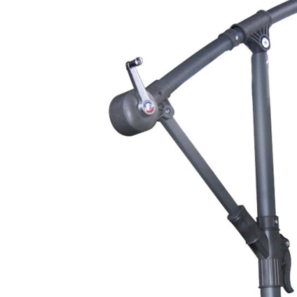 vidaXL H&auml;ngender Sonnenschirm Wei&szlig;