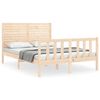 vidaXL Massivholzbett ohne Matratze 140x200 cm Kiefernholz