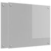 vidaXL K&uuml;chenr&uuml;ckwand 2 stk. Hellgrau 70 x 60 cm Geh&auml;rtetes Glas