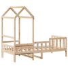 vidaXL Tagesbett mit Dach 90x200 cm Massivholz Kiefer