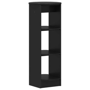 vidaXL Seitenschrank Schwarz 40 x 40 x 100 cm Holzwerkstoff