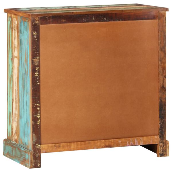 vidaXL Sideboard Altholz Massiv Vintage mit 2 Schubladen & 2 T&uuml;ren