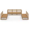vidaXL 7-tlg. Garten-Lounge-Set Honigbraun Massivholz Kiefer