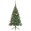 vidaXL K&uuml;nstlicher vorbeleuchteter Weihnachtsbaum Gr&uuml;n 120 cm PVC