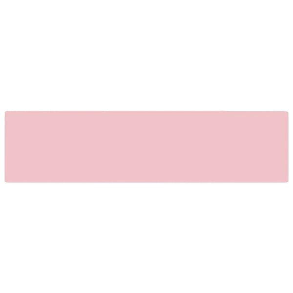 vidaXL Badezimmer-Waschbecken mit &Uuml;berlauf Keramik Matt Rosa