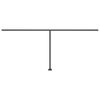 vidaXL Standmarkise Manuell Einziehbar 600x350 cm Orange/Braun