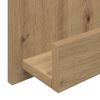 vidaXL Magazinregal Artisan-Eiche 51 x 11 x 102 cm Holzwerkstoff