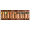 vidaXL Küchenbodenmatte Waschbar Löffel 45x150 cm