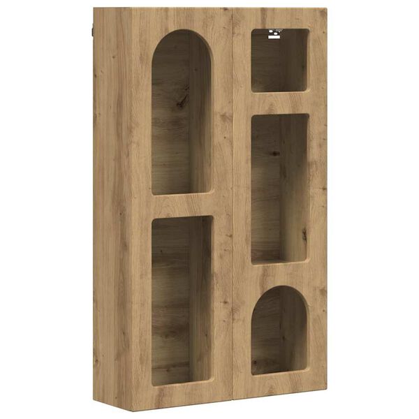 vidaXL H&auml;ngeschrank Artisan-Eiche 59 x 20 x 100 cm Holzwerkstoff