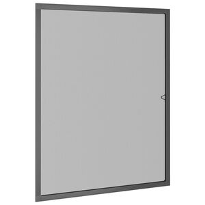 vidaXL Insektenschutz f&uuml;r Fenster Anthrazit 80x100 cm