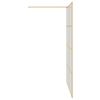 vidaXL Walk-in Duschwand Gold 140 x 195 cm Gehärtetes Glas
