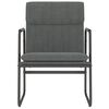 vidaXL Loungesessel Dunkelgrau 55x64x80 cm Stoff