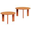 vidaXL Couchtisch 2 stk. Wachsbraun 47,5 x 47,5 x 27 cm