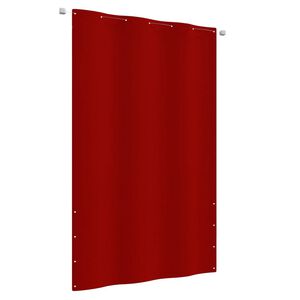 vidaXL Balkon-Sichtschutz Rot 140x240 cm Oxford-Gewebe