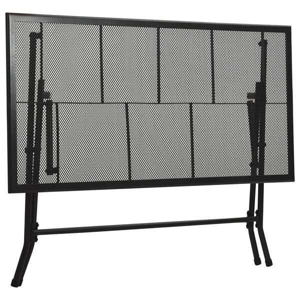 vidaXL 5-tlg. Garten-Essgruppe Stahl Anthrazit