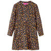 vidaXL Kinderkleid mit Langen &Auml;rmeln Marineblau 92