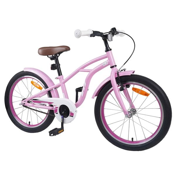 vidaXL Kinderfahrrad 20 Zoll f&uuml;r 6-11 Jahre alt Hellrosa