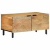 vidaXL Couchtisch Braun 80x50x40 cm Massivholz Mango