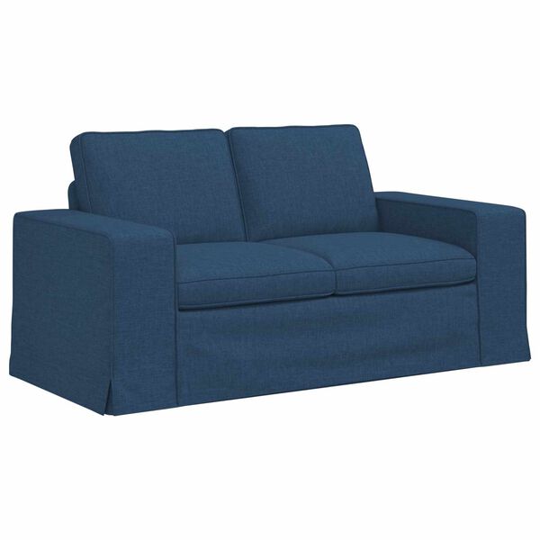 vidaXL Sofa Blau Gesamtabmessungen: 162 x 80 x 82 cm (B x T x H) Samt