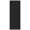 vidaXL Schuhschrank Schwarz 52x37,5x100 cm Holzwerkstoff