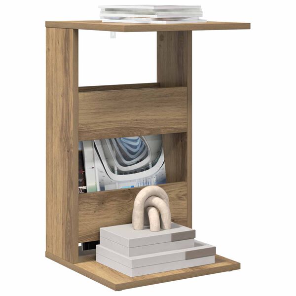 vidaXL Beistelltisch Artisan-Eiche 40 x 35 x 60,5 cm Holzwerkstoff