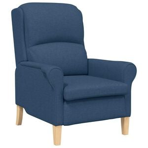 vidaXL Sessel Blau Stoff