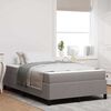 vidaXL Boxspringbett Taupe 120 x 190 cm Stoff