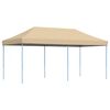 vidaXL Partyzelt Faltbar Pop-Up Beige 580x292x315 cm
