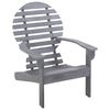 vidaXL Adirondack-Stuhl Massivholz Akazie Grau