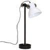 vidaXL Schreibtischlampe 25 W Wei&szlig; 15x15x55 cm E27