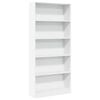 vidaXL B&uuml;cherregal Wei&szlig; 80x24x176 cm Holzwerkstoff
