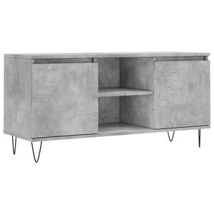 vidaXL TV-Schrank Betongrau 104x35x50 cm Holzwerkstoff