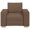 vidaXL Sofa Stuhl Braun 100x78x84 cm Stoff