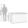 vidaXL Gartenbox Anthrazit 171x99x93 cm